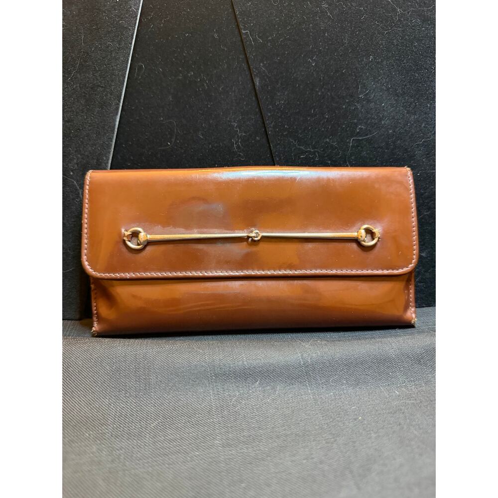 Vintage Gucci Slim Horsebit Continental Wallet, by Tom Ford late 90s 7x3.5”